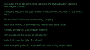 Abusing NumPy Until it