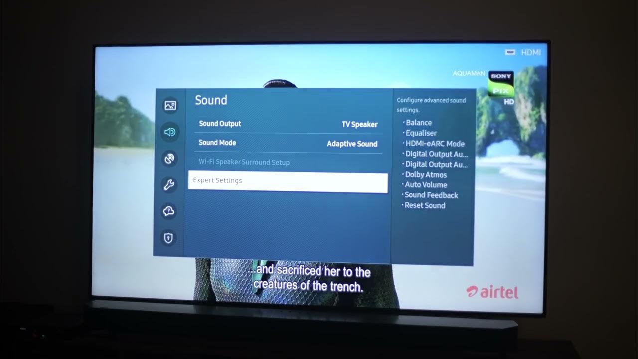Best Sound Settings Samsung Smart TV (Crystal UHD 2022) YouTube
