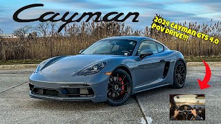 2024 PORSCHE CAYMAN GTS 4.0 POV DRIVE!! (My Dream Car)