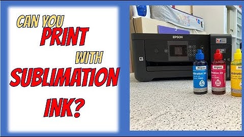 Sublimation vs Regular Ink Test - Can you print sublimation ink on regular paper?
