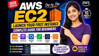 AWS EC2 Explained for Beginners 🚀 | How to Launch Your First EC2 Instance Step-by-Step (2026)