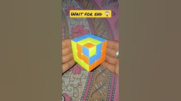 Cube in a cube in a cube pattern 😱😱🔥🔥|| Rubik