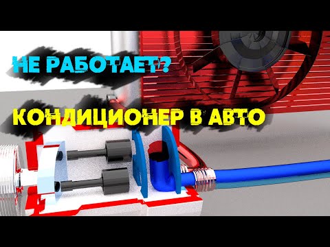 Видео: Автокомпрессор кондиционера работает все время?