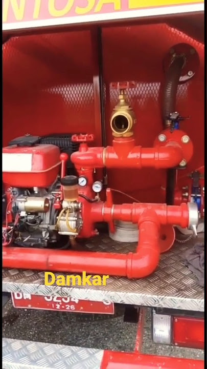 Damkar'Pemanasan Mobil Suplai Pemadam Kebakaran'..