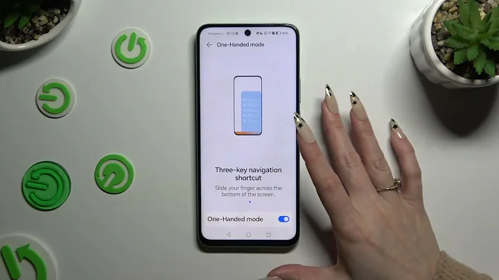 How to Turn On and Use One-Handed Mode on HONOR X7b - Screen Easy Usage