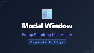 Modal Windows Explained | Popups Requiring User Action