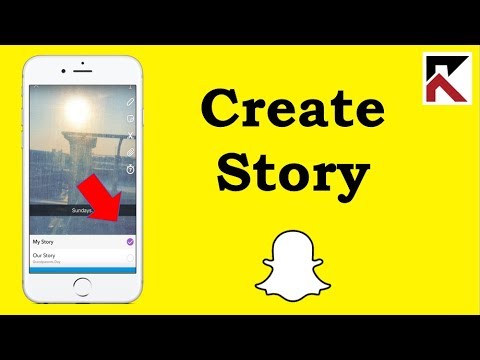 How To Create A Story Snapchat - YouTube