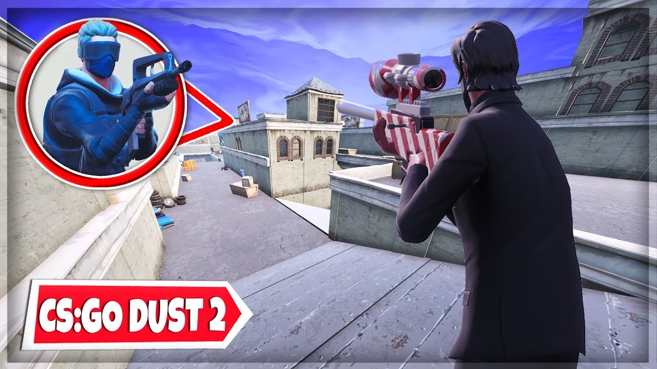 CS:GO W FORTNITE! GRAMY MAPĘ THE DUST 2! TRYB KREATYWNY - Fortnite Battle Royale - YouTube