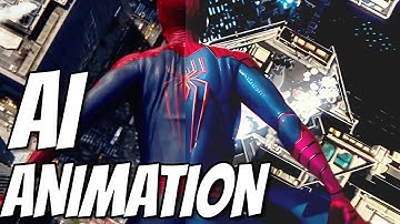 The Amazing Spiderman In SpiderVerse - AI Animation