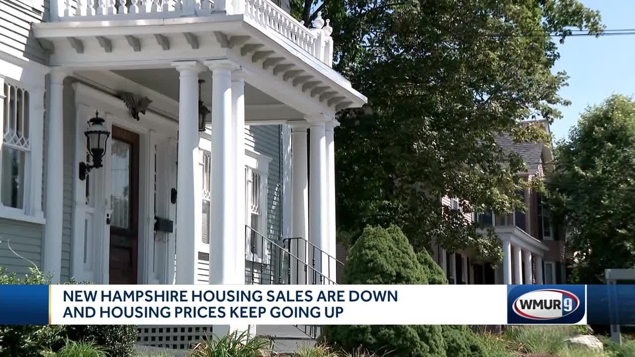 New Hampshire housing sales are down while housing prices keep going up