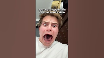 When you forget you’re on FaceTime