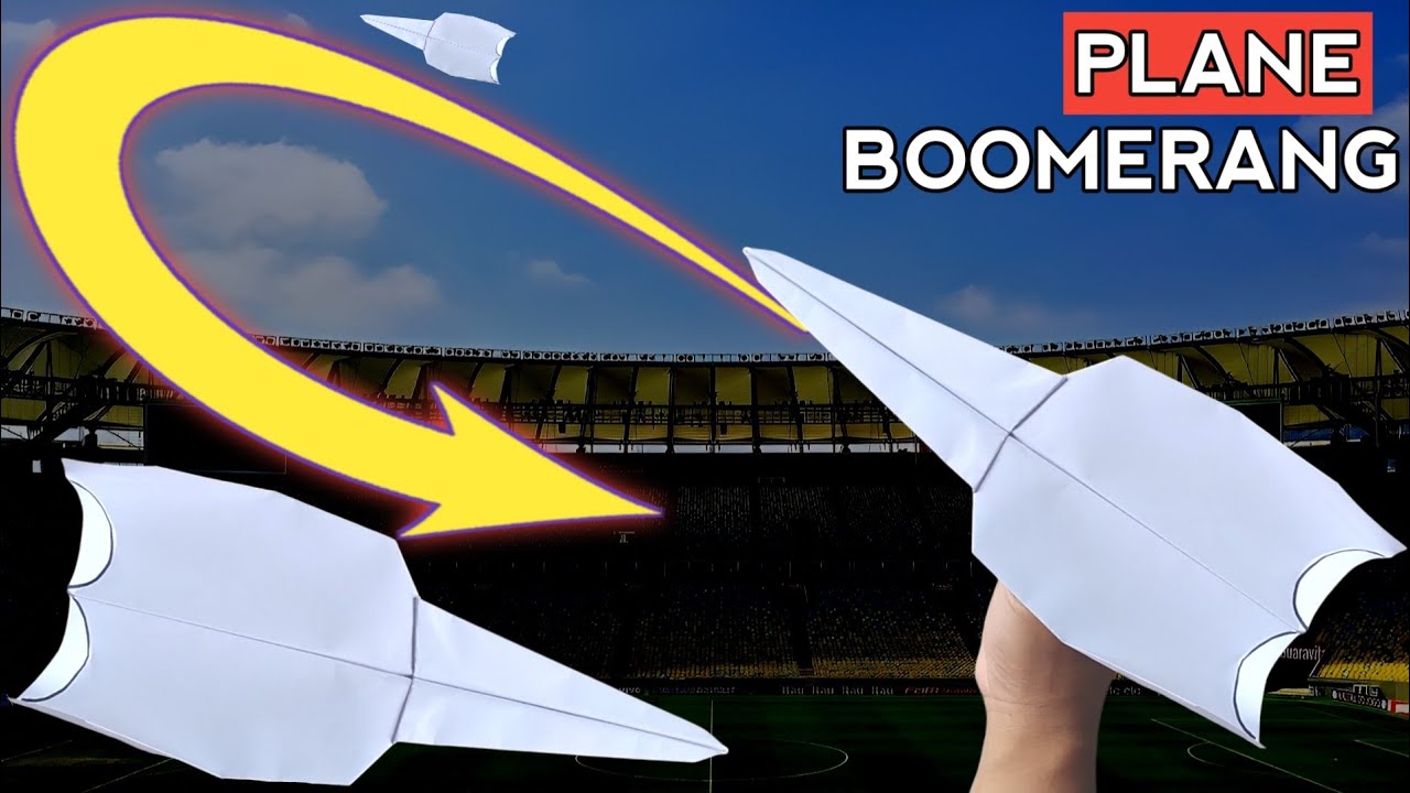 How To Make Boomerang Plane Amazing Boomerang Plane (45) YouTube
