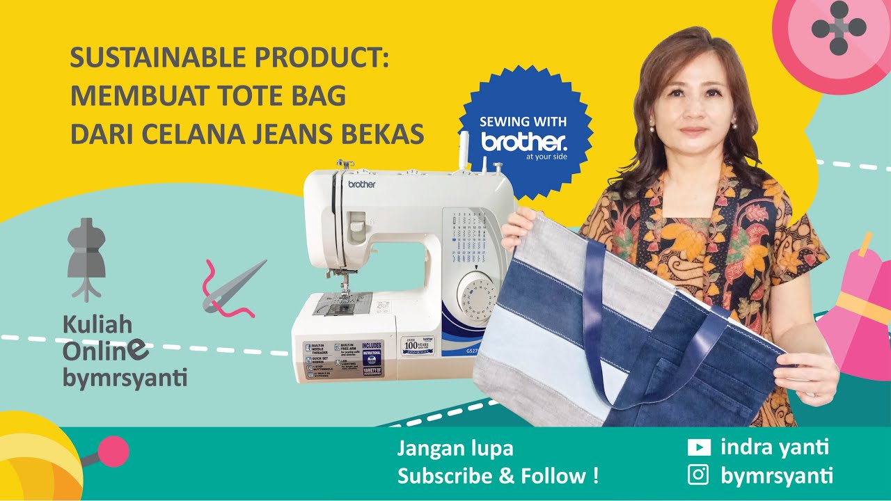 Sustainable Product Membuat Tote Bag dari Celana  Jeans  