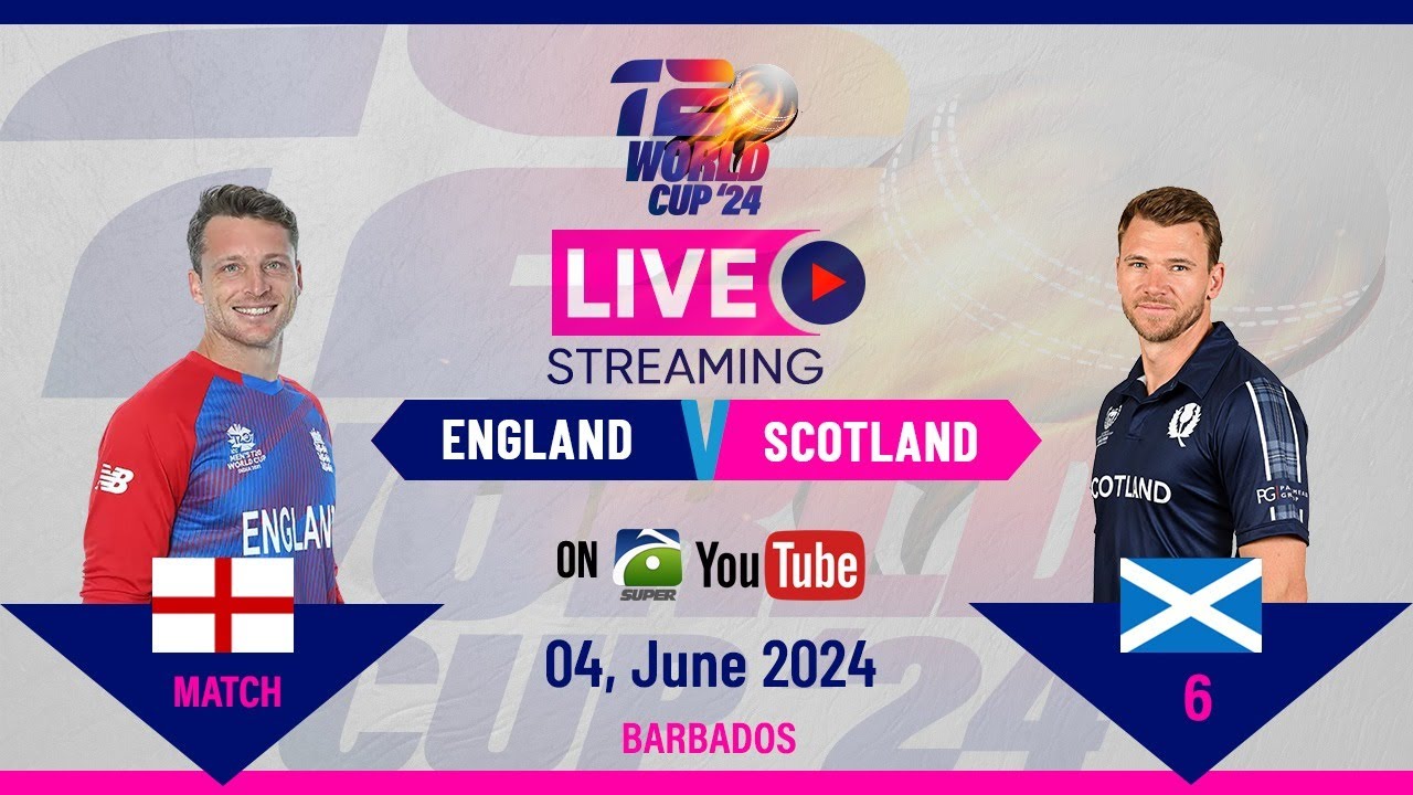 Live T20 World Cup 2024 Scorecard England vs Scotland ICC Men's T20