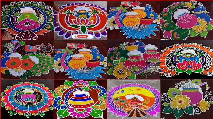 sankranthi muggulu 2025/Pongal rangoli designs 2025/bhogi kundala muggulu/Pongal kolam 2025#rangoli