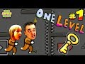 КАК СБЕЖАТЬ ИЗ ТЮРЬМЫ СТИКМЭНУ в игре One LEVEL 1 серия! ЗАПУТАННЫЙ ЛАБИРИНТ Стикмен стал МАЛЕНЬКИМ