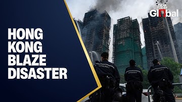 LIVE: Massive Hong Kong High-Rise Blaze | Firefighters Battle Tower Inferno, Dozens Dead
