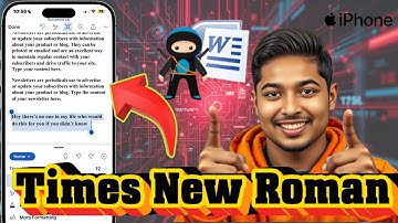 How To Use Times New Roman In Word On Mobile - Quick Tutorial