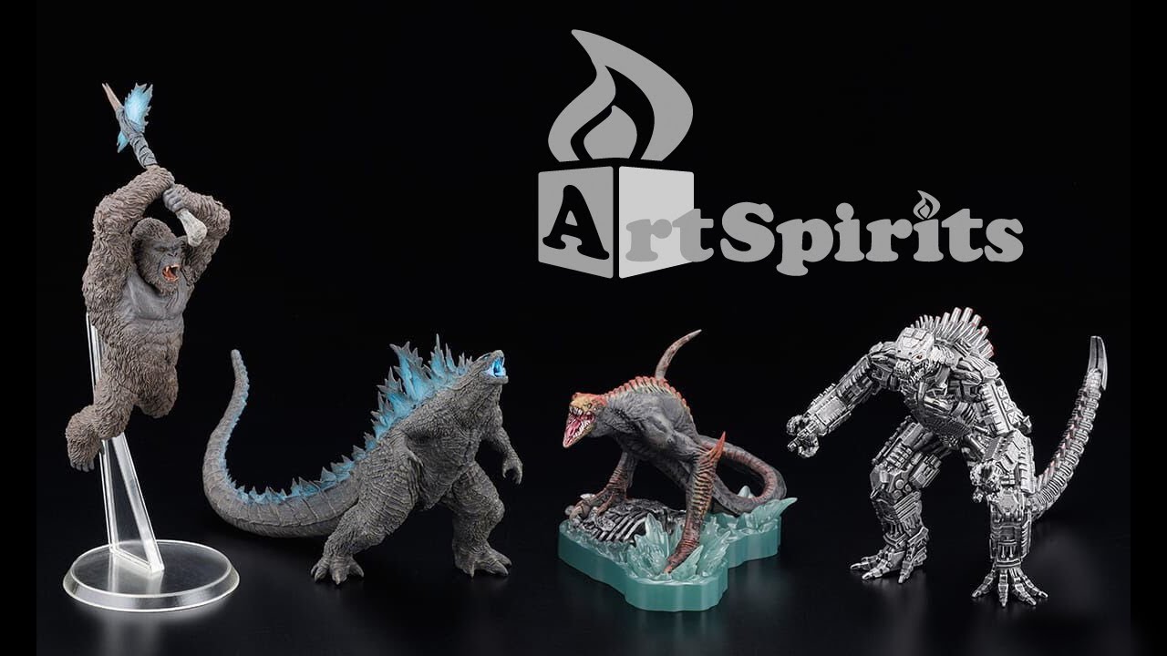“GODZILLA THE ART”Limited set of 3 Godzilla/Toho Collectibles - Kaiju Battle
