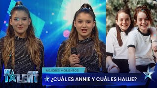 Dos hermanas hicieron una performance inspiradas en la película “Juego de gemelas”  Got Talent