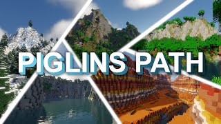 Piglin's Path - Minecraft Custom Terrain Survival Map 5000 x 5000