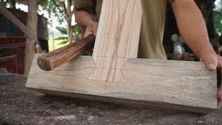 Perfect Japanese woodworking Hand Cutting, Japanese Building Without Nails