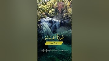 سورة القيامة | القارئ: علي الشهري ( أبو البراء )