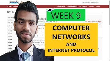 NPTEL Computer Networks and Internet Protocol Assignment 9 Answers (CN)