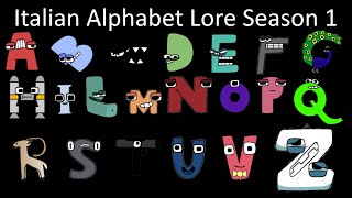 Italian Alphabet Lore Season 1 - The Fully Completed Series | NJsaurus