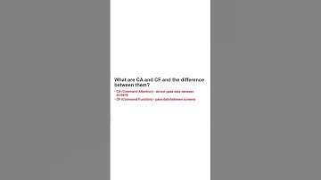 CA versus CF keys in IBM i AS400 (Command Attention || Command Function)