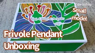 Van Cleef Frivole Pendant Unboxing Small Model