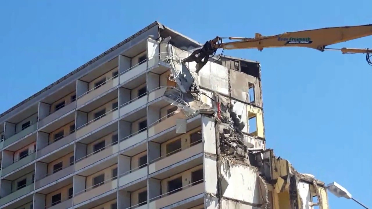 Hoyerswerda Hochhaus Abriss