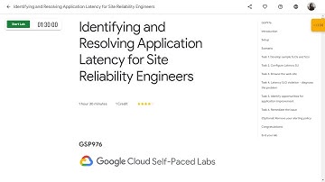Identifying and Resolving Application Latency for Site Reliability Engineers GSP976