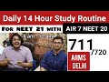 Daily Routine for NEET 2021 | by 711 / 720 Scorer Satwik Godara AIR 7