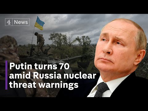 Putin turns 70 as ukrainian troops take back territory