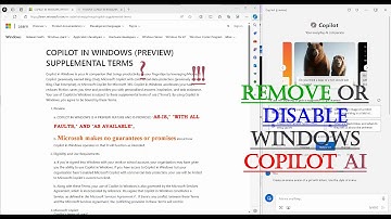 How To Remove Or Disable Windows Copilot AI Assistant