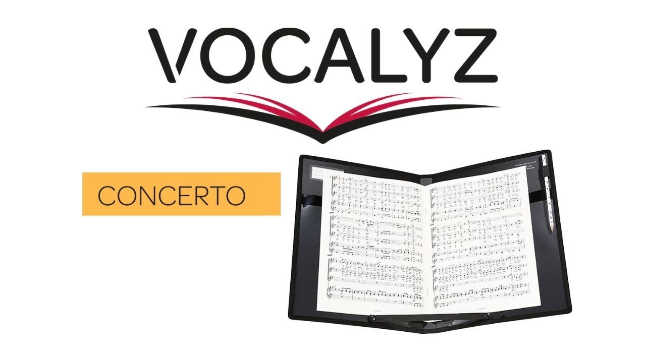 Chemise Porte-partitions CONCERTO format A4 - Vocalyz – VOCALYZ