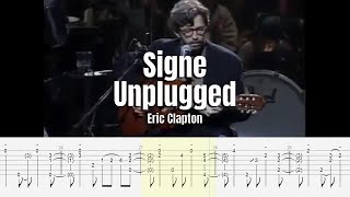 Signe Unplugged | Eric Clapton | Guitar Tab &amp; Playalong