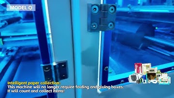 ONEZIM Full Servo Window Patching Machine(Corner cutting and creasing function)