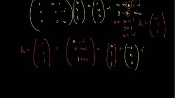 Linear System: Real and Complex eigenvalues