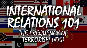 International Relations 101 (#75): The Frequency of Terrorism