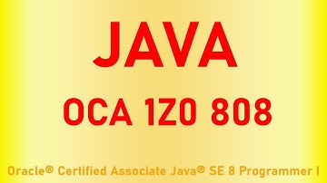 18 JAVA OCA 1Z0 808 Nested Loops break continue Labels Chapter 2 Operators Statements
