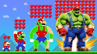 What If Mario Collect 1.000.000 HEARTS and Mario Transform Super Power Hero | ADN MARIO GAME