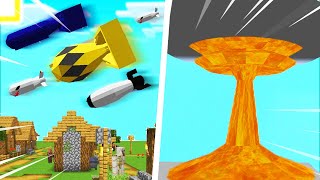 🔥โครตโหด!!【"จะเป็นไง? ถ้ามีระเบิดนิวเคลียร์ในมายคราฟ!!"】| (Minecraft Mod)