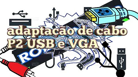 Como montar um cabo USB para VGA?