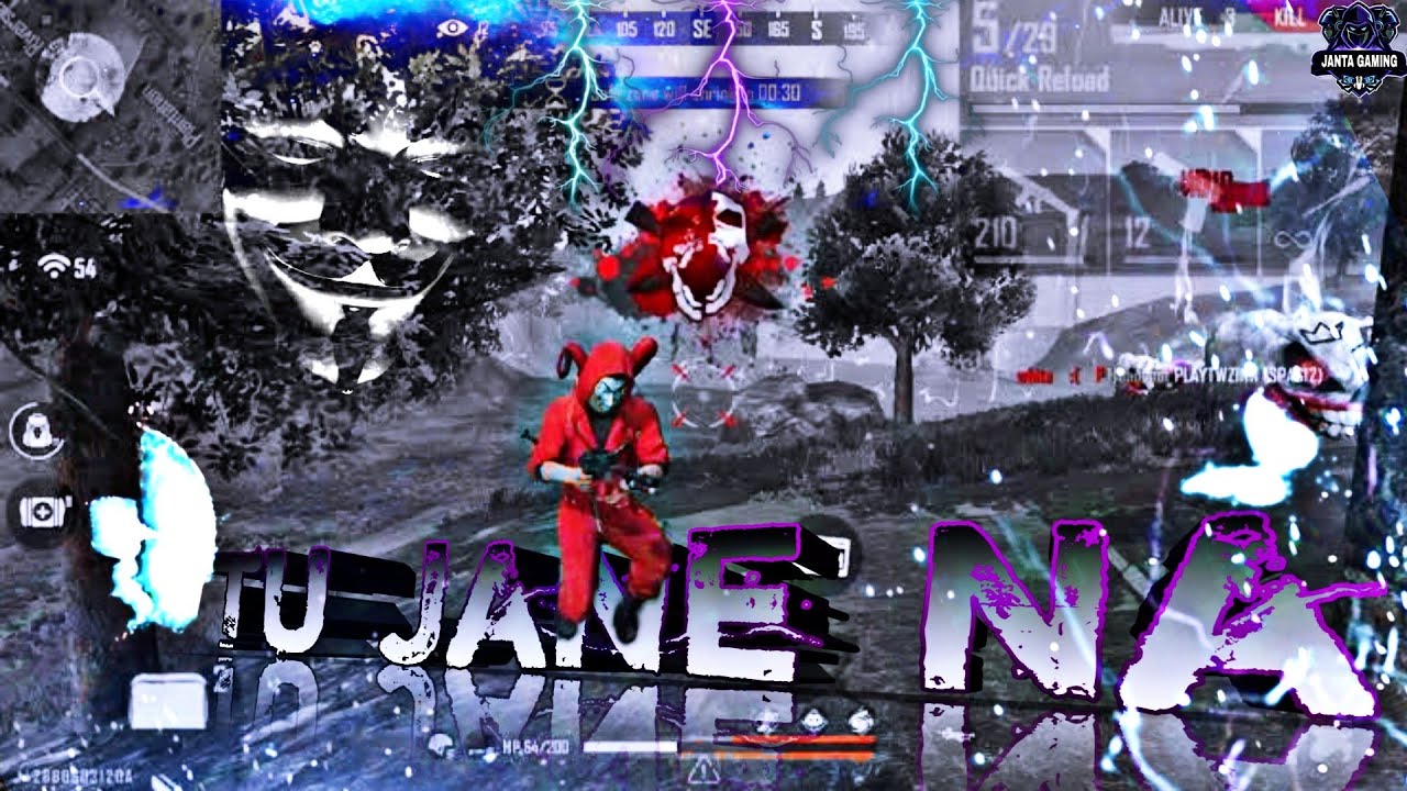 Best Edited Montage video || Tu Jane Na..Song  || #Jonny || #FFJANTAGAMING || #FREEFIRE  #RAJABHAI