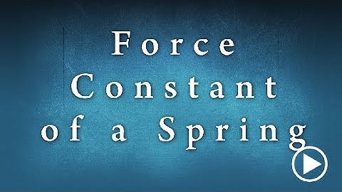 Force Constant Of A Spring Experiment Edunovus Online Smart Practicals