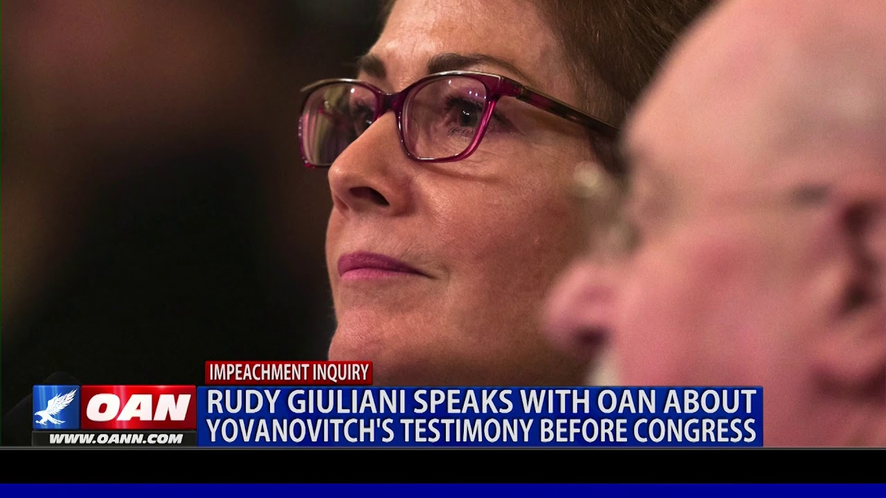 Rudy Giuliani speaks with OAN about Yovanovitch’s testimony