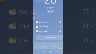 How to check weather by your mobile | मौसम कैसे चेक करें | today weather check online by mobile screenshot 2