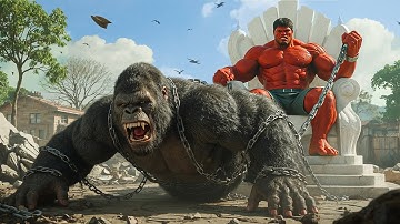RED HULK vs SHE-HULK EPIC BATTLE! However, KING KONG Unexpected SAVE Changes Everything!